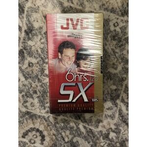 VHS Tape Blank 6 Hour SX 120 JVC  NEW SEALED